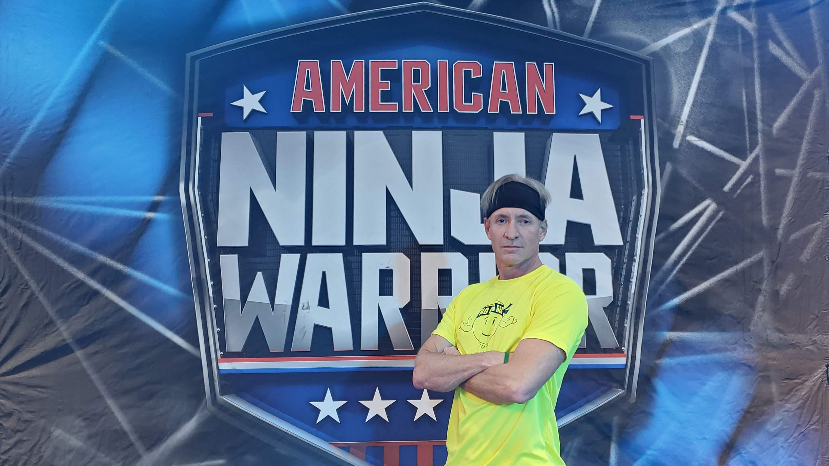 Roger Andresen competing on American Ninja Warrior
